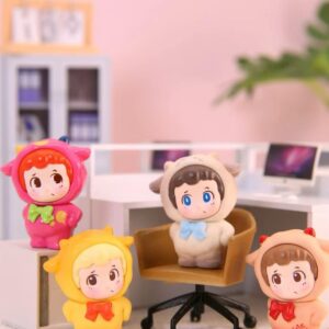 PINY office sheep series mini pvc figures