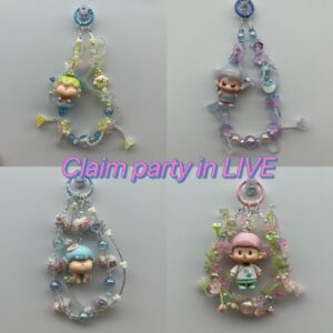 (dahaocrafts A1-A50)handmade phone charm bag charm claim in LIVE