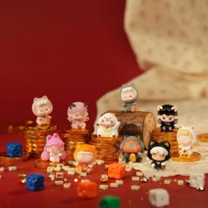 AMLLS&XIWAN Lucky Meow Series mini figures