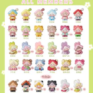 WUWU Travel Diary series mini figures
