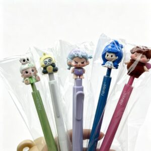 Blind bag diy pen with figure